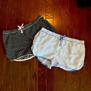 Set of Two Women's Pajama Shorts - size XL